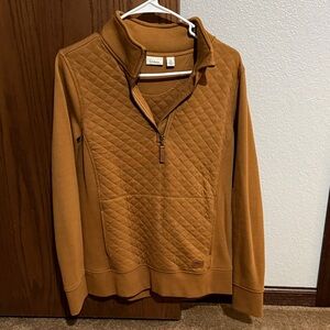 Women’s Brown Quilted Sweater
